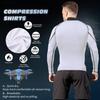 2/3 Pack Men's Compression Shirts Long Sleeve Workout Shirts Mock Turtleneck Athletic Base Layer Active Undershirts Tops view 4