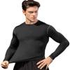Men's Compression Long Sleeve Shirts, Cool Dry Sport Workout Underwear Shirt Athletic Baselayer Running Gym Tops 2 Pack view 4