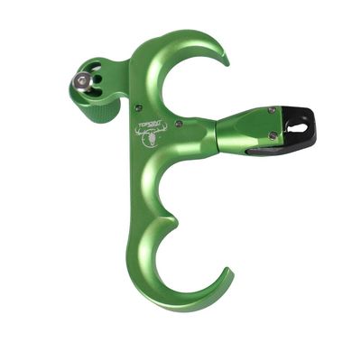 ZSHJGJR Archery Bow Release Aid 360 Rotating Head Thumb Release for Compound Bow Hunting Shooting Accessories (Green)