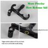 ZSHJGJR Archery Bow Release Aid 360 Rotating Head Thumb Release for Compound Bow Hunting Shooting Accessories (Green) view 3