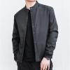 Maiyifu-GJ Men's Classic Casual Lightweight Jacket Casual Button Front Breathable Jacket Winter Warm Vintage Coat Outerwear (Black 1,Large) view 3