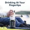 YAKHACKER Kayak Cup Holder with Rubber Tab - Original Since 2023 - Multi-Functional and Anti-toppling Cup Holder for Kayak - Phone Holder, Drinks Holder, Fishing Tool, Kayak Track Mount Install view 2