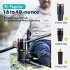 YAKHACKER Kayak Cup Holder with Rubber Tab - Original Since 2023 - Multi-Functional and Anti-toppling Cup Holder for Kayak - Phone Holder, Drinks Holder, Fishing Tool, Kayak Track Mount Install view 4