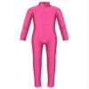 ranrann Kids Girls Full Length Gymnastic Unitard Long Sleeves Ballet Dance Jumpsuit Mock Neck Athletic Activewear Rose 5-6 view 1