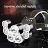 XARONF Headlamp Rechargeable, 7LED USB Rechargeable Head lamp Super Bright Outdoor Rechargeable Head Flashlight, Waterproof for Outdoor Camping Cycling Running Fishing Head Lamps for Adults view 4