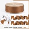 PECMER Heavy Duty Striped Nylon Webbing Belt - 1.5 inch, Pale Brown view 4