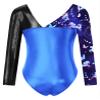 Daenrui Kids Girls Gymnastics Leotard Sparkly Long Sleeve Athletic Dance Ballet Unitard Clothes Activewear Fairy 12 Years view 2