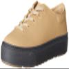Amazon Essentials Women's Casual Lace Up Platform Sneakers, Khaki Brown, 13 view 1