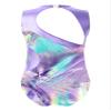 YONGHS Kids Girls Sleeveless Ballet Leotard for Gymnastics Outfit One Piece Athletic Bodysuit Dancewear Lavender 12 Years view 2