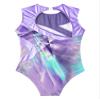 YONGHS Kids Girls Sleeveless Ballet Leotard for Gymnastics Outfit One Piece Athletic Bodysuit Dancewear Lavender 12 Years view 4
