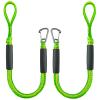 3FT Bungee Dock Line Boat Ropes for Docking Line Mooring Rope with Stainless Steel Clip Accessories for Boats 2pcs (Green, 3Feet) view 1