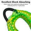 3FT Bungee Dock Line Boat Ropes for Docking Line Mooring Rope with Stainless Steel Clip Accessories for Boats 2pcs (Green, 3Feet) view 2