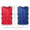 Merkaunis 24 Pack Scrimmage Team Soccer Pinnies Vests Jerseys with Belt, Basketball Football Practice Jerseys for Men, Team Training Practice Vests Pinnies for Sports Youth and Adult view 2