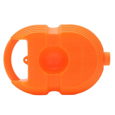 cdar Tennis Trainer Rebound Ball Tennis Trainer Single-Ball Groove Domed Ball Slot Filler Hole Tennis Training Holder for School Orange
