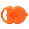 cdar Tennis Trainer Rebound Ball Tennis Trainer Single-Ball Groove Domed Ball Slot Filler Hole Tennis Training Holder for School Orange view 1