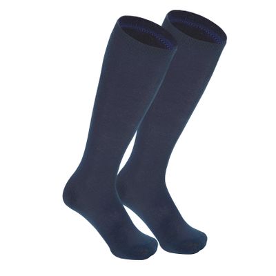 Century Star Navy Blue Star Baseball & Soccer Socks Kids Toddler Youth Boys Girls 6-9 Years 1 Pair Knee High Reinforced Toe Classic Unisex Cotton Athletic Socks