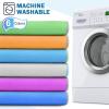 Oudain 6 Set Quick Dry Towel 12 Pack Fast Drying Towels 2 Size Microfiber Travel Towels Absorbent Compact Dry Towel for Camping Hiking Swim Beach Gym Yoga with Mesh Bag view 4