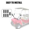 TechInovat Clear Windshield for Club Car DS 1982-2000 Golf Cart Fold Down view 2