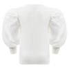 ACSUSS Toddler Kids Casual Wedding Prom Clothing Baby Girls Pullover Top Ribbed Knitted Shirt Slim Fit Solid Color Blouse White 4-5 Years view 3