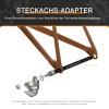 NICEDACK Thru Axle Adapter, M12 x 1.75-167-192mm for Bike Trailer Hitch, 12mm Thru Axle with 1.75 Thread Pitch, Thru-Axle Adapter with a Length Adjustable of 167-192mm view 2