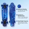 Kids Skateboard Set with Light-Up WheelsComplete Beginner Kit Includes Full Protective Gear & Skate ToolIdeal for Boys & Girls,Blue 22" view 3