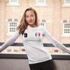 Personalised Women's Mexico 2026 Football T-Shirt Long Sleeve | Custom Name and Number | Mexico Flag Design (XXL White Multi Color) view 2