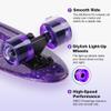 Kids Skateboard Set with Light-Up WheelsComplete Beginner Kit Includes Full Protective Gear & Skate ToolIdeal for Boys & Girls,Purple 22" view 4
