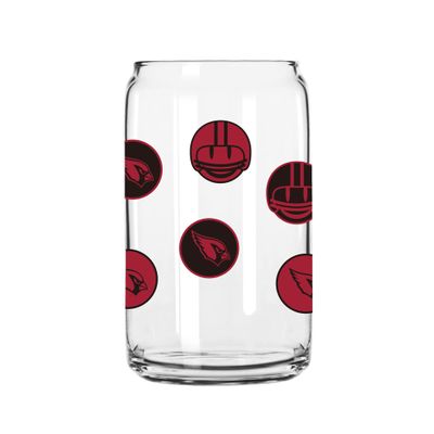 Logo Brands Arizona Cardinals 16oz. Smiley Can Glass