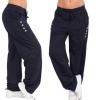 Yoga Pants with Pockets for Women Bootcut High Waist Workout Bootleg Pants Tummy Control Cargo Wide Leg Flare Pants A01#Navy view 2