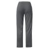 Yoga Pants with Pockets for Women Bootcut High Waist Workout Bootleg Pants Tummy Control Cargo Wide Leg Flare Pants A01#Dark Gray view 3