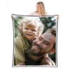 FrameStory Custom Blanket Photos and Text, Fully Customizable with Your Pictures and Message, Water Resistant Outdoor Throw, 50" x 60" view 1