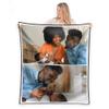 FrameStory Custom Blanket Photos and Text, Fully Customizable with Your Pictures and Message, Water Resistant Outdoor Throw, 50" x 60" view 1