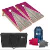 Tailgating Pros Lightweight Pyramid Design Cornhole Board Set w/Bean Bags and Carrying Case - 4'x2' Regulation Cornhole Game view 1