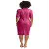 Maggy London Women's Notch Neck Sleek Sheath Dress Office Workwear, Cherries Jubilee view 3