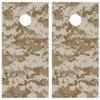 Desert Digital Camo Cornhole Board Wrap Only  Premium Laminated Vinyl Skin for Standard 24x48 Cornhole Boards, Military-Inspired Digital Camouflage Design, Weather-Resistant, Easy Installation view 1