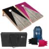 Tailgating Pros Lightweight Pyramid Design Cornhole Board Set w/Bean Bags and Carrying Case - 4'x2' Regulation Cornhole Game view 1