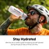 Schwinn Translucent Sport Water Bottle with Holder for Bicycle, 26 oz, BPA-Free, Dual-Stage Nozzle, Ergonomic Design, Cage Easily Mounts to Bike, Hydration Tracking, Bike Water Bottle Holder Combo view 3