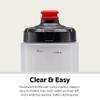 Schwinn Translucent Sport Water Bottle with Holder for Bicycle, 26 oz, BPA-Free, Dual-Stage Nozzle, Ergonomic Design, Cage Easily Mounts to Bike, Hydration Tracking, Bike Water Bottle Holder Combo view 4