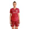 ORKY USA Women Soccer Jersey, Quick Dry Sublimation Customize Shirt Short Set, Lightweight Breathable Training Uniform Freeze(Red 2XS) view 1
