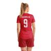 ORKY USA Women Soccer Jersey, Quick Dry Sublimation Customize Shirt Short Set, Lightweight Breathable Training Uniform Freeze(Red 2XS) view 2