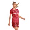 ORKY USA Women Soccer Jersey, Quick Dry Sublimation Customize Shirt Short Set, Lightweight Breathable Training Uniform Freeze(Red 2XS) view 3