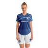 ORKY USA Women Soccer Jersey, Quick Dry Sublimation Customize Shirt Short Set, Lightweight Breathable Training Uniform Freeze(Royal Blue 2XS) view 1