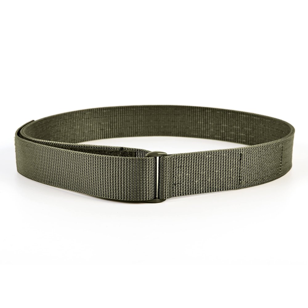 WOLF TACTICAL Heavy Duty Simple EDC Belt - Stiffened 2-Ply 1.5 Nylon Gun Belt for Concealed Carry, Holsters, Pouches (OD Green, M (32-35))