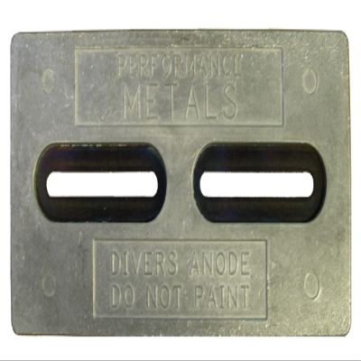 US Marine Products LLC TEC-Divers DP1 Hull Plate ZINC 12" X 6" X 1/2" Military Grade ZINC