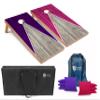 Tailgating Pros Lightweight Pyramid Design Cornhole Board Set w/Bean Bags and Carrying Case - 4'x2' Regulation Cornhole Game view 1
