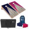 Tailgating Pros Lightweight Pyramid Design Cornhole Board Set w/Bean Bags and Carrying Case - 4'x2' Regulation Cornhole Game view 1