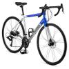 Schwinn Phocus 1.6 Disc Mens and Womens Road Bike, 52cm Adult Aluminum Frame, 16 Speed Drivetrain, 700c Wheels, Disc Brakes, Blue/Silver view 1
