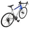 Schwinn Phocus 1.6 Disc Mens and Womens Road Bike, 52cm Adult Aluminum Frame, 16 Speed Drivetrain, 700c Wheels, Disc Brakes, Blue/Silver view 3