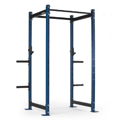 Titan Fitness T-3 Series Blue Tall Power Rack, 36in Depth, Weight Plate Holders, 1,100 LB Capacity Cage for Weightlifting and Strength Training