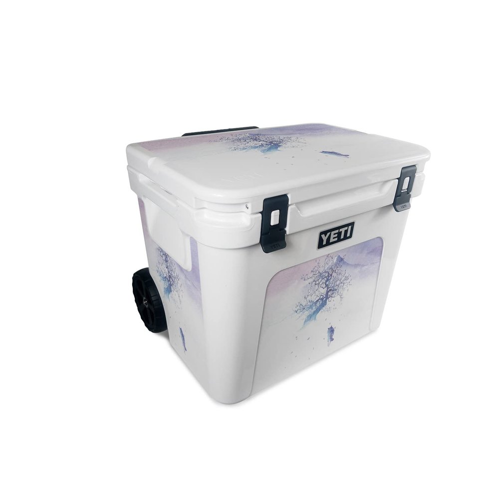 MightySkins Skin Compatible with Yeti Roadie 60 Wheeled Cooler - Long Way to Fuji | Protective, Durable, and Unique Vinyl Decal wrap Cover | Easy to Apply, Remove, and Change Styles | Made in The USA